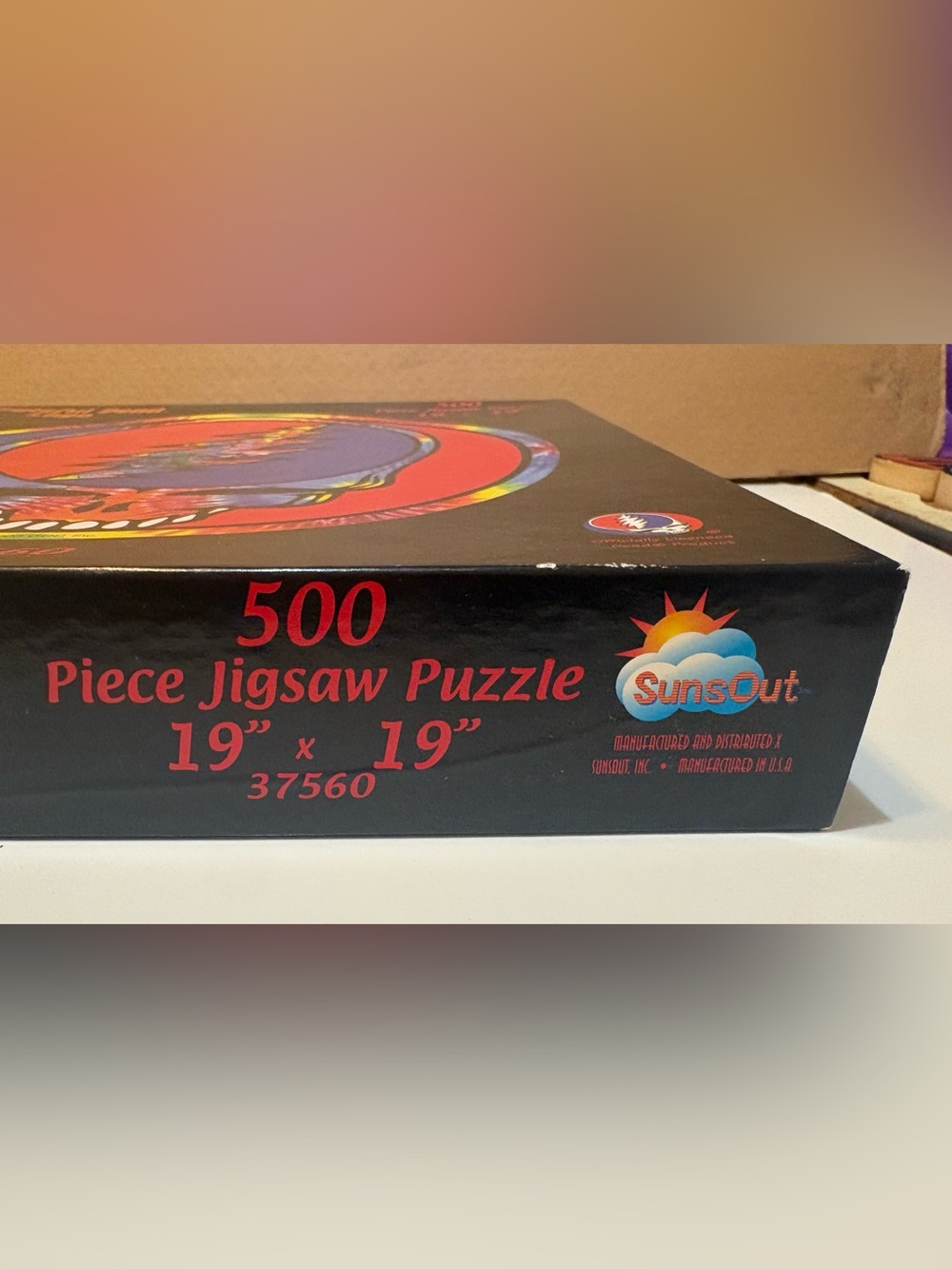 Rare Disc. 2003 Grateful Dead "Steal Your Face" Logo 500 Piece Puzzle, Complete - Picture 12 of 14